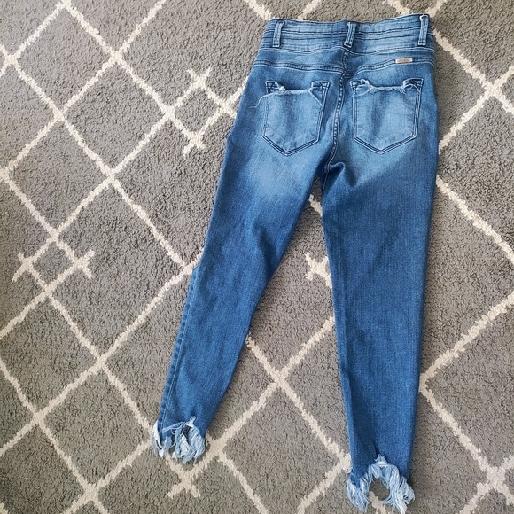 KanCan Truly High Rise Ankle Skinny Distressed Jeans Size 27 - Picture 4 of 7